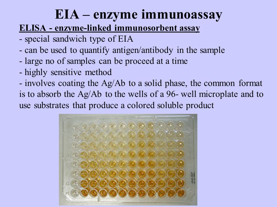 Enzym immuno essay